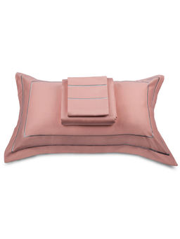 Veda Homes - Classic Peach Bedsheet (Set of 3)