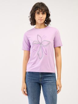 SALT Attire - Regalia Floral Round Neck T-Shirt