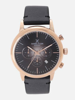Daniel Klein - Black Color Watches For Men DK12162-3