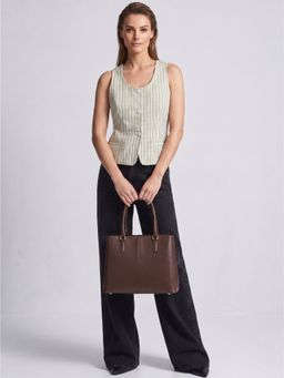 Twenty Dresses by Nykaa Fashion - Womens Green Stripes Sleeveless Crop Top