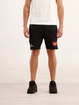 WROGN - Black Colorblock Polyester Blend Shorts