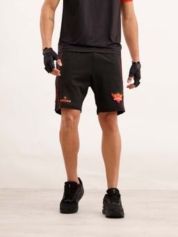 WROGN - Black Colorblock Polyester Blend Shorts