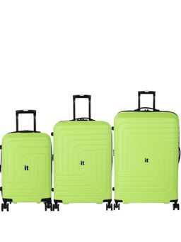 it luggage - Convolved Blue Lime Trolley Bag (Set Of 3)