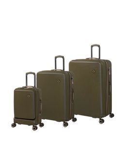 it luggage - Rapidity Dark Olive Trolley Bag (Set Of 3)