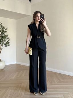 Trenbee - Black Cassandra Co-Ord Set