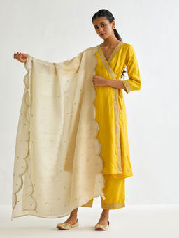 Ancestry - Ivory Inayat Embellished Dupatta