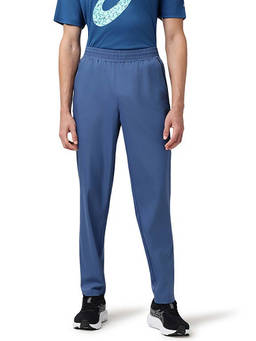 ASICS - Mens Polyester Blue Track Pant