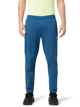 ASICS - Mens Polyester Blue Track Pant