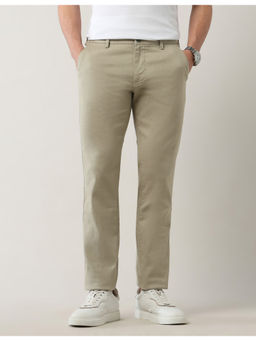 Arrow Sports - Men Green Solid Trouser