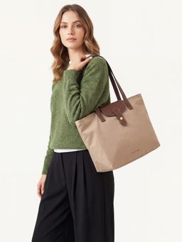 Accessorize London - Women Cream Twyla Tote Bag