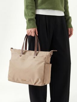 Accessorize London - Women Cream Jordan Messenger Bag