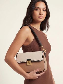 Accessorize London - Women Brown Radzo Buckle Sling Bag