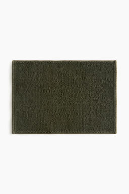 H&M - Green Cotton Bath Mat