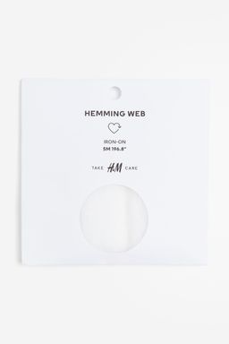 H&M - White Iron-On Hemming Web