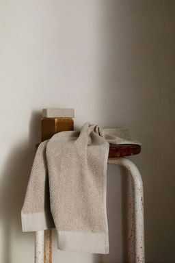 H&M - Beige Cotton Terry Hand Towel