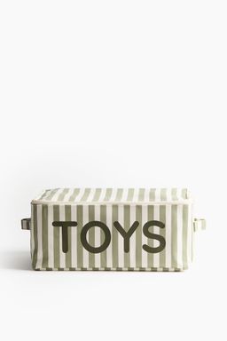 H&M - Green Lidded Toy Storage Basket