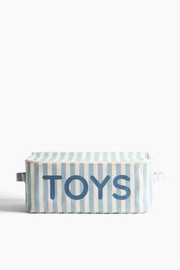 H&M - Blue Lidded Toy Storage Basket