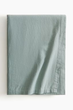 H&M - Green Linen-Blend Tablecloth