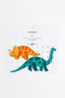 H&M - 2-Pack Dinosaur-Motif Repair Patches
