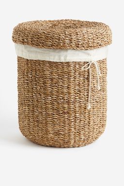 H&M - Beige Seagrass Laundry Basket
