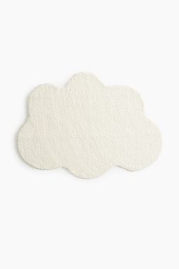 H&M - White Cloud-Shaped Rug