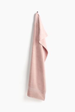H&M - Pink Soft Terry Bath Sheet