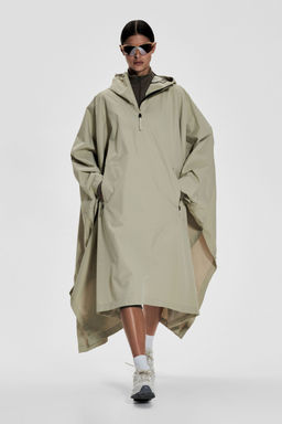H&M - Beige Popover Rain Jacket With Stormmove