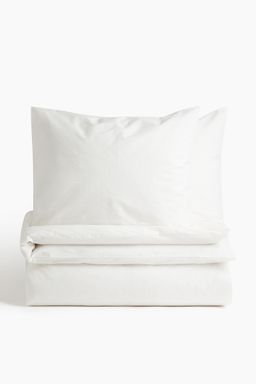 H&M - Seersucker Double/King Size Duvet Cover Set