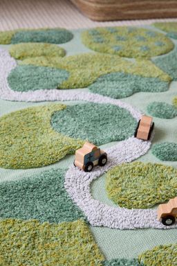 H&M - Green Landscape Rug