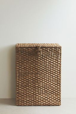 H&M - Beige Straw Laundry Basket