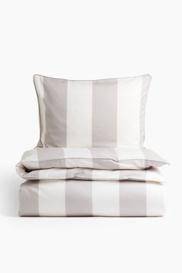 H&M - Cotton Sateen Single Duvet Cover Set