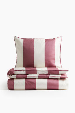 H&M - Cotton Sateen Single Duvet Cover Set