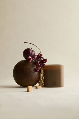 H&M - Brown Scented Candle In Glass Holder