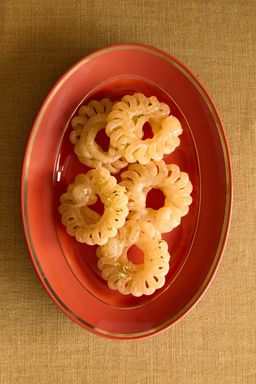 H&M - Orange Porcelain Serving Plate