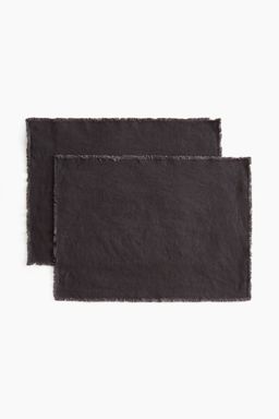 H&M - 2-Pack Linen-Blend Place Mats