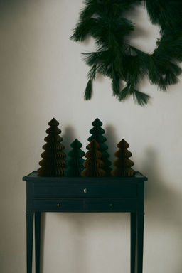 H&M - Brown Large Paper Fir Tree Decoration