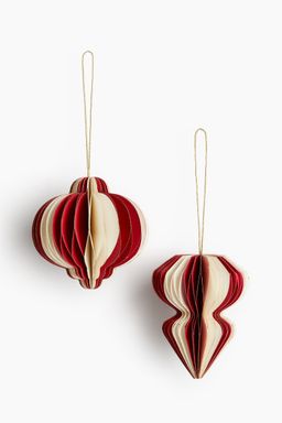 H&M - 2-Pack Paper Christmas Decorations
