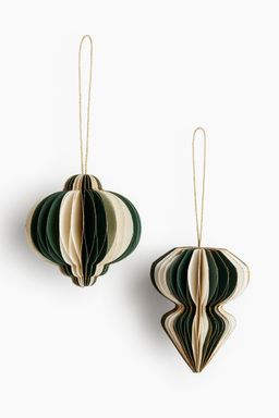 H&M - 2-Pack Paper Christmas Decorations