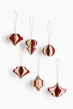 H&M - 6-Pack Paper Christmas Decorations