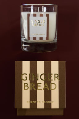 H&M - Beige Scented Candle In Glass Holder