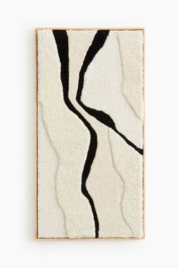 H&M - Beige Tufted Wool Wall Art
