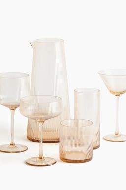 H&M - 4-Pack Fluted Highball Glasses