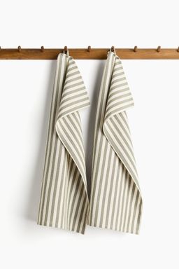 H&M - 2-Pack Linen-Blend Tea Towels