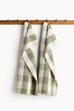 H&M - 2-Pack Linen-Blend Tea Towels