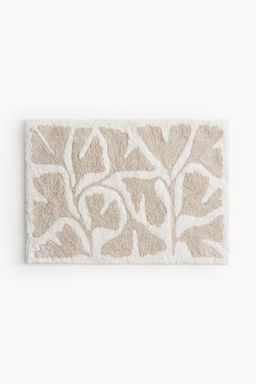 H&M - Beige Tufted Cotton Bath Mat