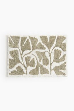 H&M - Green Tufted Cotton Bath Mat