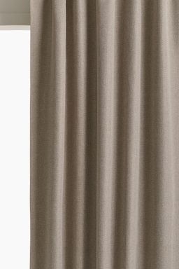 H&M - Beige 1-Pack Long And Wide Blackout Curtain Length