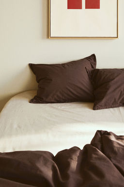 H&M - Beige Fitted Cotton Sheet