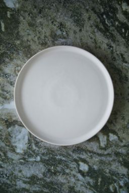 H&M - White Large Stoneware Plate