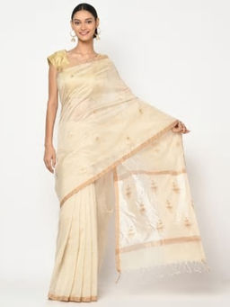 Fabindia - Cotton Silk Chanderi Woven Sari